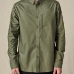 Globe Brand aceituna camisa fundación l/s 68L0T318 ropa