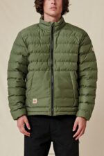 Globe Brand aceituna chaqueta de plumas de primera calidad 68L0T336 ropa