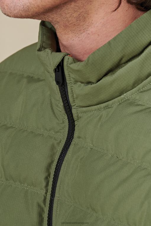 Globe Brand aceituna chaqueta de plumas de primera calidad 68L0T336 ropa - Image 4