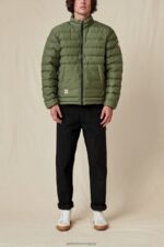Globe Brand aceituna chaqueta de plumas de primera calidad 68L0T336 ropa - Image 7
