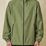 Globe Brand aceituna chaqueta de spray rompedor 68L0T333 ropa