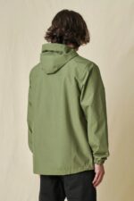Globe Brand aceituna chaqueta de spray rompedor 68L0T333 ropa - Image 3