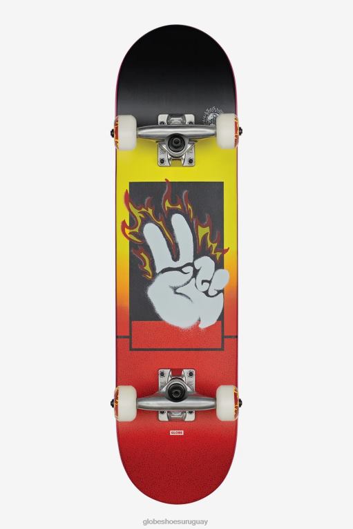 Globe Brand arce negro/rojo encender 7.0" mini completo 68L0T178 patinetas - Image 1
