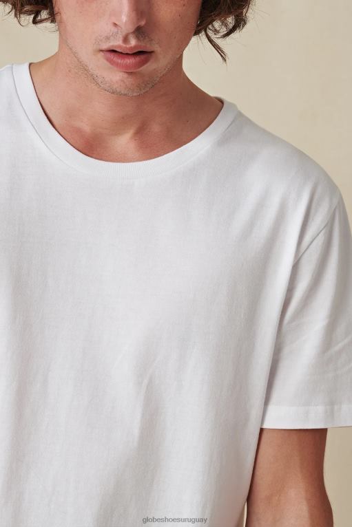 Globe Brand blanco abajo debajo de la camiseta 68L0T296 ropa - Image 2