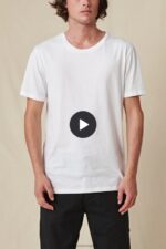 Globe Brand blanco abajo debajo de la camiseta 68L0T296 ropa - Image 8