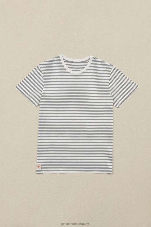 Globe Brand blanco camiseta a rayas horizonte 68L0T292 ropa - Image 6