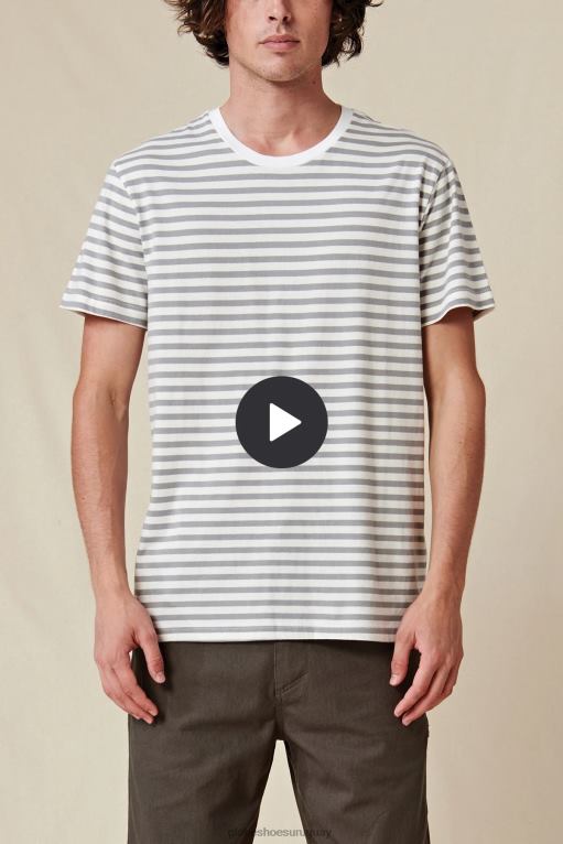 Globe Brand blanco camiseta a rayas horizonte 68L0T292 ropa - Image 7