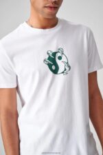 Globe Brand blanco camiseta desequilibrada 68L0T274 ropa - Image 4