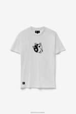 Globe Brand blanco camiseta desequilibrada 68L0T274 ropa - Image 5