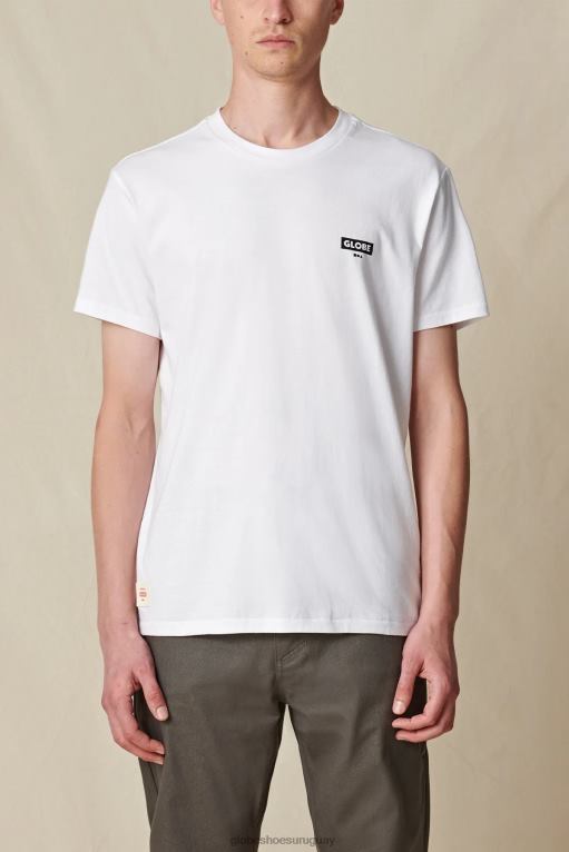 Globe Brand blanco camiseta viva de baja velocidad 68L0T293 ropa - Image 1