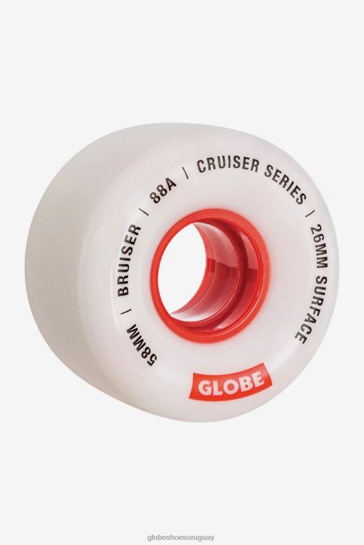 globe_brand_blanco_rojo_58_rueda_bruiser_cruiser_58mm_68l0t251_patinetas.jpg Globe Brand blanco/rojo/58 rueda bruiser cruiser 58mm 68L0T251 patinetas - Image 1