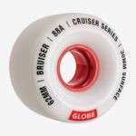 Globe Brand blanco/rojo/62 rueda bruiser cruiser 62mm 68L0T252 patinetas