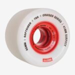 Globe Brand blanco rojo rueda de crucero softsider 65 mm 68L0T257 patinetas