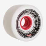 Globe Brand blanco rojo rueda para rotonda terrestre 70mm 68L0T258 patinetas
