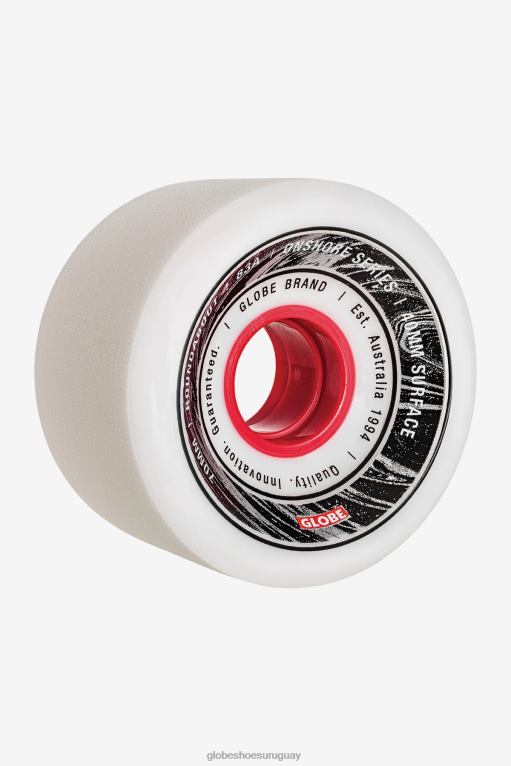 Globe Brand blanco rojo rueda para rotonda terrestre 70mm 68L0T258 patinetas - Image 1