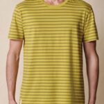 Globe Brand cal ácida camiseta a rayas horizonte 68L0T306 ropa