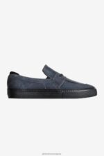 Globe Brand gris angustia/negro enlace 68L0T31 zapatos