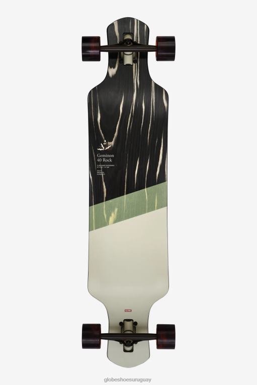 Globe Brand macasar negro/epítome longboard geminon rock 40" 68L0T139 patinetas - Image 1