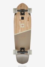 Globe Brand madera de olivo/piedra chaqueta cruzada grande de 32" 68L0T95 patinetas