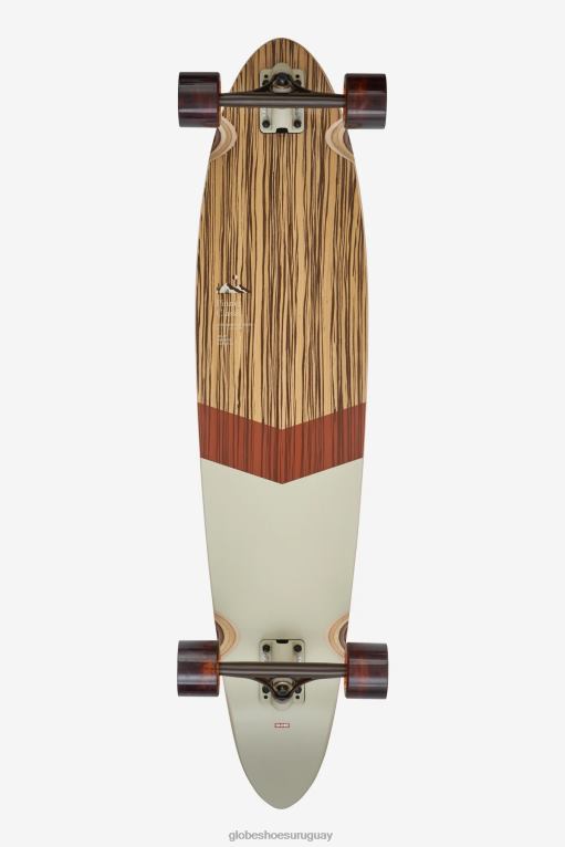 Globe Brand madera de zebrano/epítome longboard pinner clásico de 40" 68L0T138 patinetas - Image 1