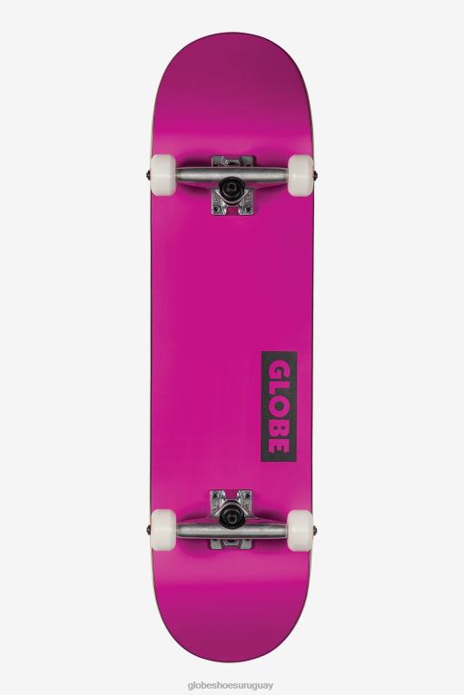 Globe Brand morado neón Goodstock 8,25" completo 68L0T207 patinetas - Image 1