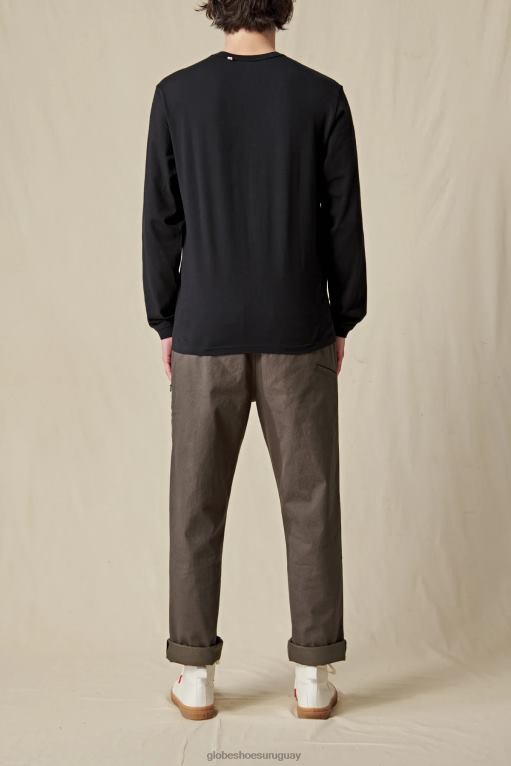 Globe Brand negro cada maldito día es camiseta 68L0T294 ropa - Image 6