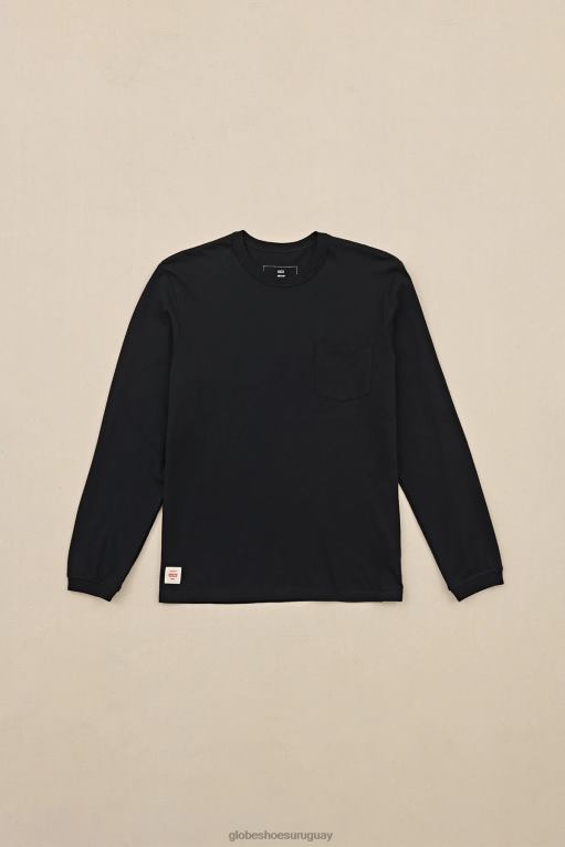 Globe Brand negro cada maldito día es camiseta 68L0T294 ropa - Image 7