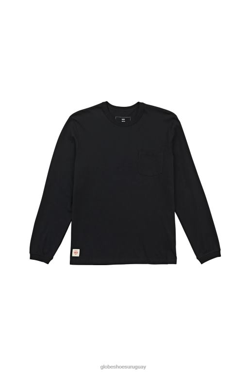 Globe Brand negro cada maldito día es camiseta 68L0T294 ropa - Image 8