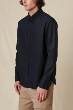 Globe Brand negro camisa fundación l/s 68L0T317 ropa - Image 2