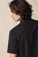 Globe Brand negro camisa fundación s/s 68L0T314 ropa - Image 2