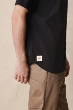 Globe Brand negro camisa fundación s/s 68L0T314 ropa - Image 3