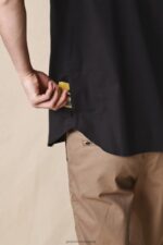 Globe Brand negro camisa fundación s/s 68L0T314 ropa - Image 4