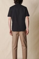 Globe Brand negro camisa fundación s/s 68L0T314 ropa - Image 5