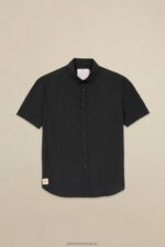Globe Brand negro camisa fundación s/s 68L0T314 ropa - Image 6