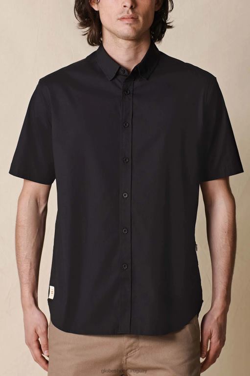 Globe Brand negro camisa fundación s/s 68L0T314 ropa - Image 1