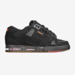 Globe Brand negro/carbón/rojo sable 68L0T46 zapatos