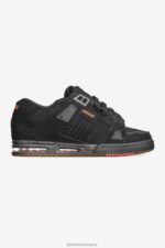 Globe Brand negro/carbón/rojo sable 68L0T46 zapatos
