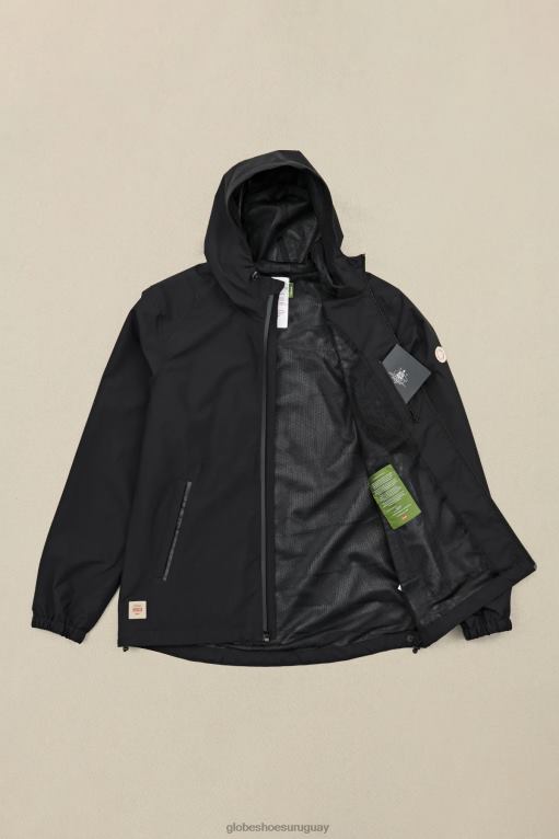 Globe Brand negro chaqueta de spray rompedor 68L0T334 ropa - Image 7