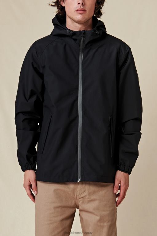 Globe Brand negro chaqueta de spray rompedor 68L0T334 ropa - Image 1