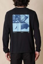 Globe Brand negro elementos ls camiseta 68L0T303 ropa