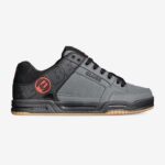 Globe Brand negro/gris/rojo inclinación 68L0T42 zapatos