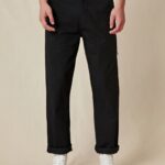 Globe Brand negro pantalón de base 68L0T341 ropa