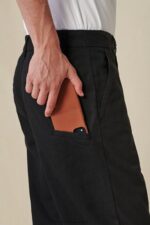 Globe Brand negro pantalón de base 68L0T341 ropa - Image 4