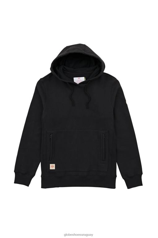 Globe Brand negro sudadera con capucha corpulenta 68L0T323 ropa - Image 9