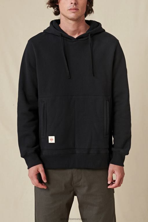 globe_brand_negro_sudadera_con_capucha_corpulenta_68l0t323_ropa.jpg Globe Brand negro sudadera con capucha corpulenta 68L0T323 ropa - Image 1