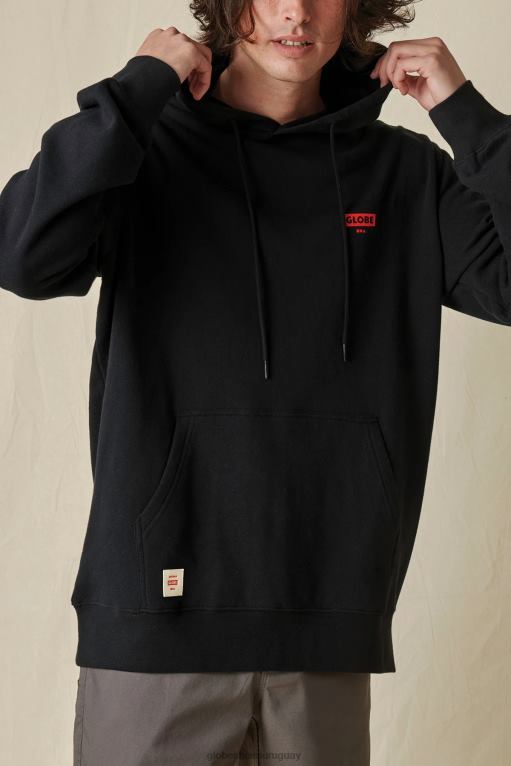 Globe Brand negro sudaderas con capucha de living low speed 68L0T324 ropa - Image 3