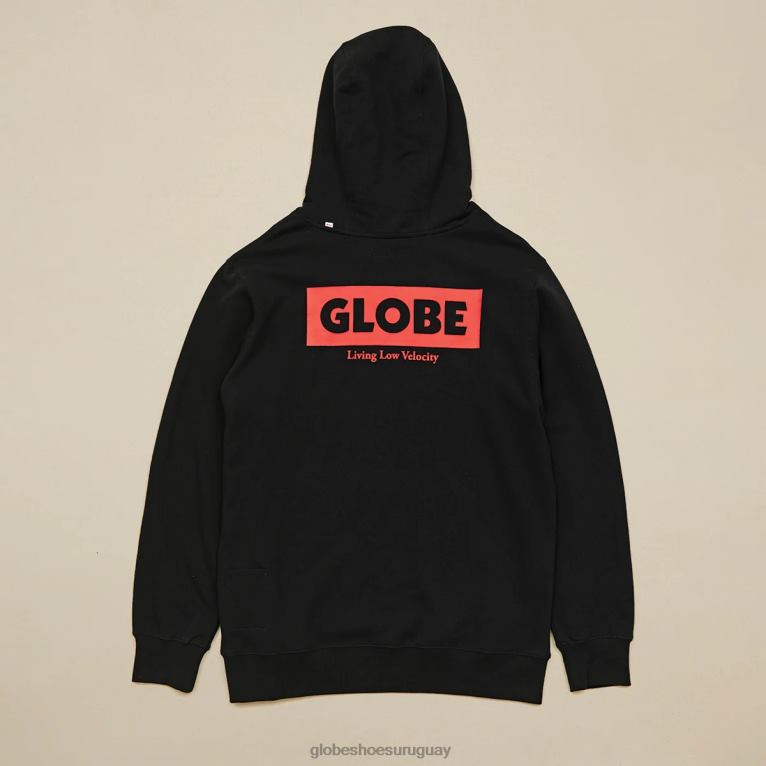 Globe Brand negro sudaderas con capucha de living low speed 68L0T324 ropa - Image 5