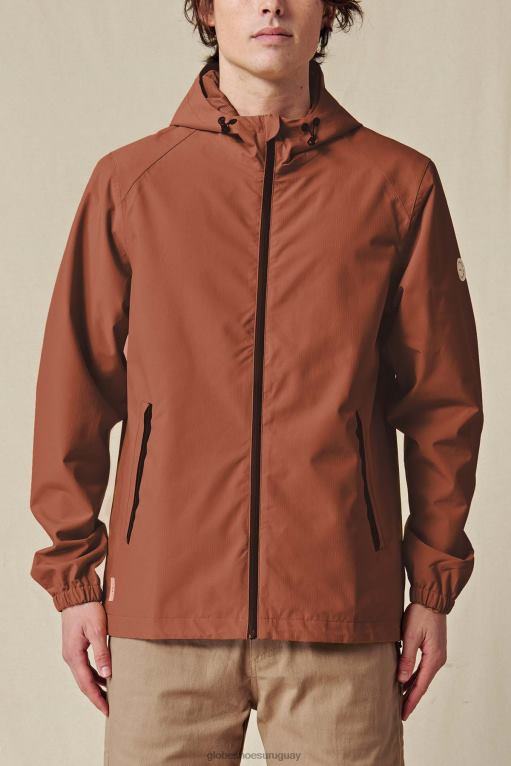 Globe Brand nuez oscura chaqueta de spray rompedor 68L0T335 ropa - Image 1