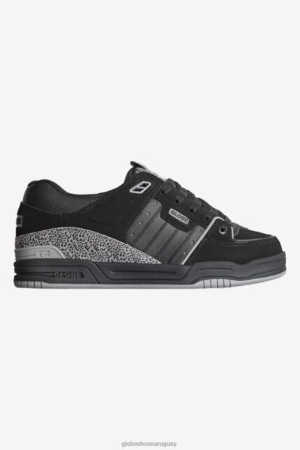 Globe Brand punteado negro/gris fusión 68L0T66 zapatos