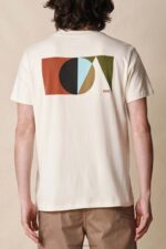 Globe Brand sin lejía, sin colorantes camiseta con bandera 68L0T304 ropa - Image 2